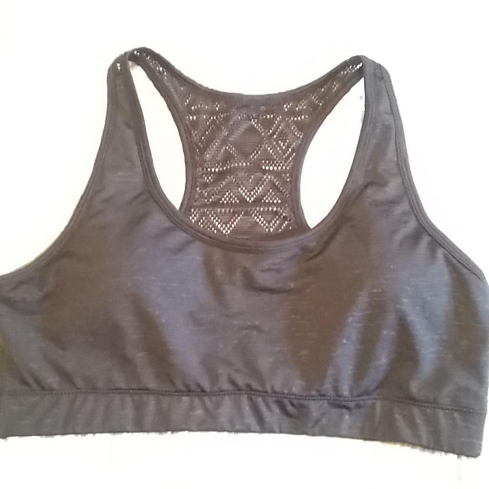 Black zyia bomber bra size XL size has worn off still in excellent condition